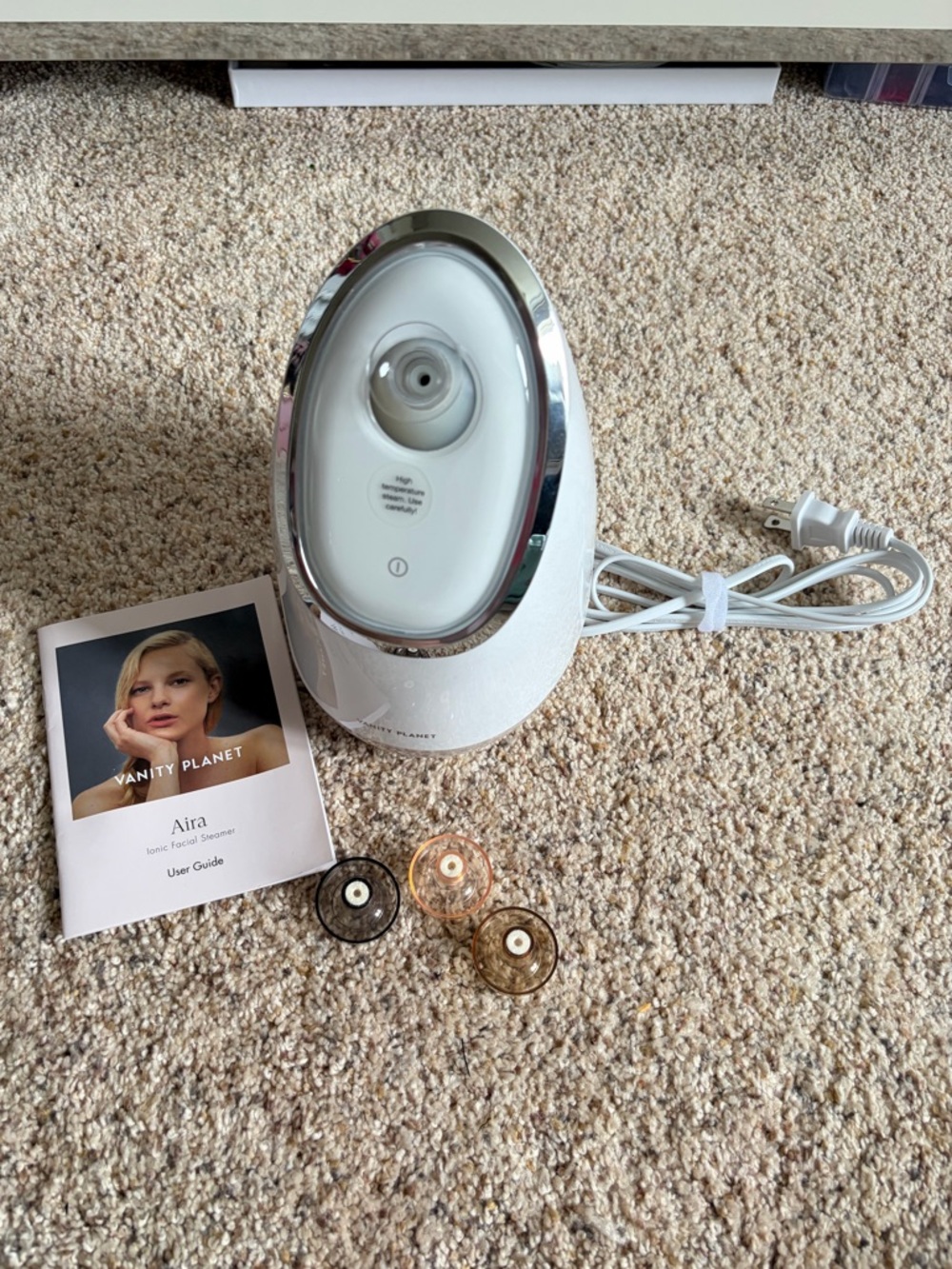 Vanity Planet Aira Ionic Facial Steamer - Beige